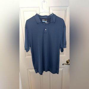 PGA TOUR: Golf Polo Shirt - Men's Short Sleeve Fine Line Yarn Dyed Polo Shirt